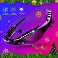 Open Ear Bluetooth Audio Glasses with Built-In Earbuds, Wireless Smart Sunglasses for Music & Hands-Free Calls