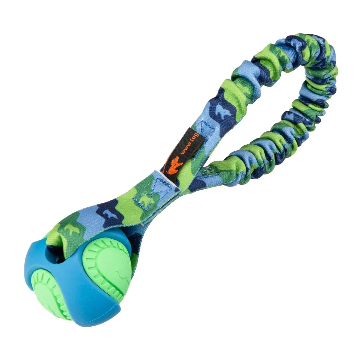 Pocket Bungee Ball Tug Toy Green Pattern