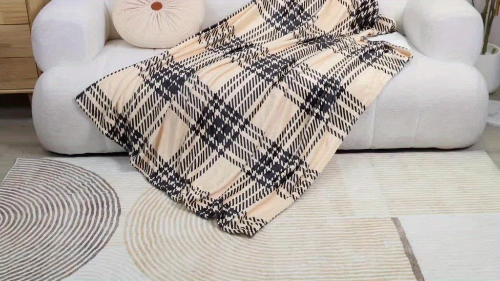 Purple Leopard Flannel Throw Blanket – Luxury Plush Soft Warm Cozy Blanket for Sofa Bed Car Camping Travel