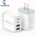 40W 4-Port USB-C Wall Charger 2-Pack PD 3.0 Fast Charging Block Cube for an Everyday Personal Care Routine