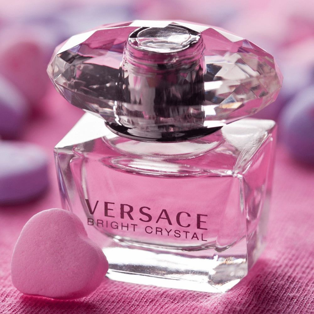 Mini Travel Perfume Spray for Women 5ml Versace Bright Crystal Eau de Toilette Fresh Floral EDT Purse Size Pocket Perfume TSA Friendly