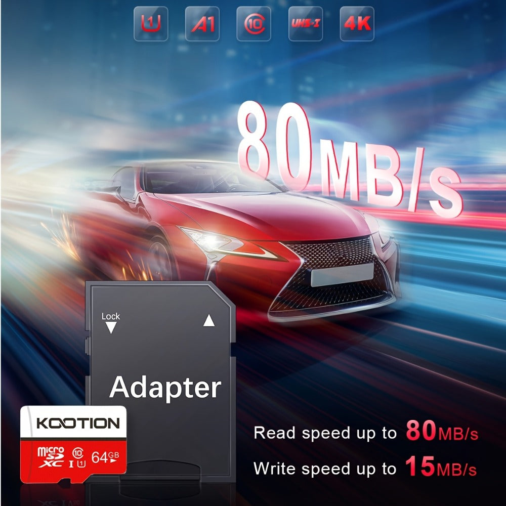 A1 C10 U1 Micro SD Card 5 Pack TF Memory Card 90MB/s High Speed 128MB to 128GB SDXC for Security for an Everyday Personal Care Routine