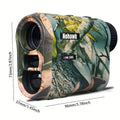 Laser Rangefinder 1000M USB Rechargeable – Hunting & Golf Range Finder with Speed, Altitude & Slope Compensation | M/Yard Switch