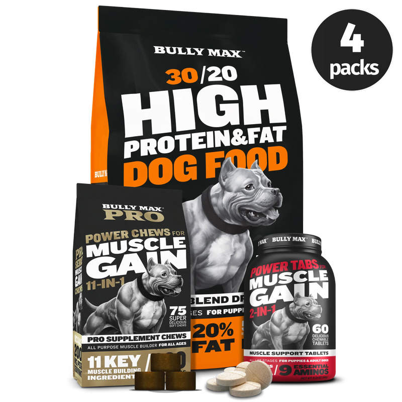 Dog Food and Supplement Bundle 4 packs