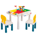 7-in-1 Kids Activity Table Set with Two Chairs Included for Kids' Room