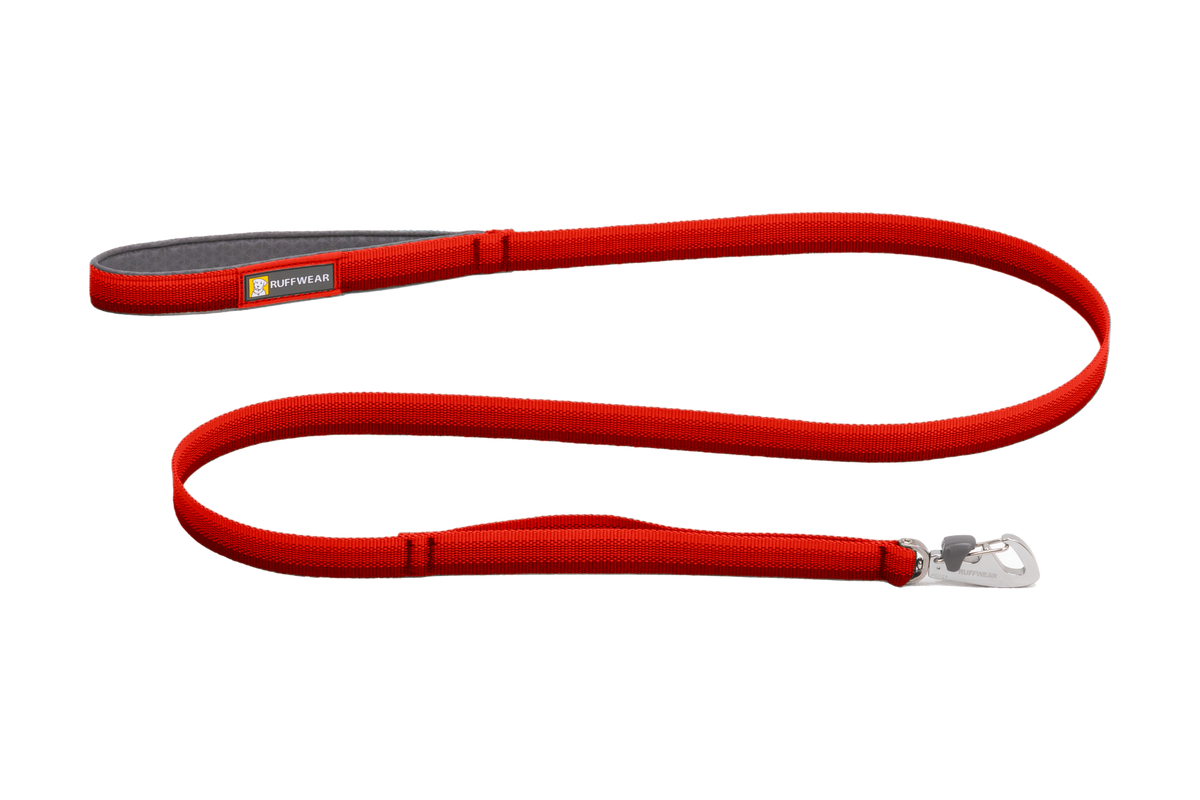Padded Handle Standard Dog Leash, Red Canyon (625)