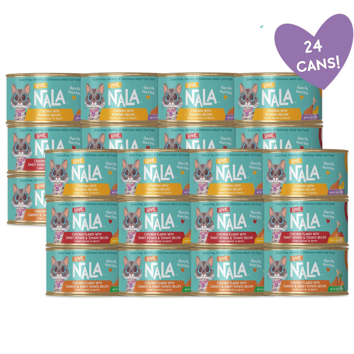 Flaked Chicken Wet Cat Food Variety Pack, Default Title