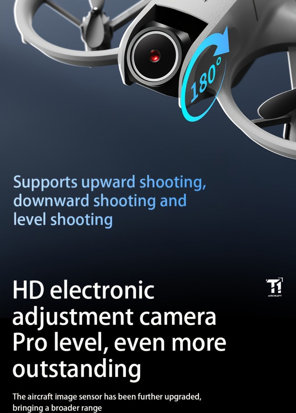 4K RC Airplane Auto Hover Dual Batteries Optical Flow WiFi FPV Camera One-Key Return Roll Anti-Shock Anti-Collision