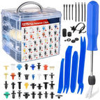 Car Body Fasteners Kit – Snap Rivets, Wing Expansion Screws & Willow Nails, Universal Automotive Retainer Clips for Car Body Panels