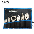 Pliers Set 6-Piece, Needle Nose, Curved & Locking C-Type Pliers, 5-10 Inch Sizes, Versatile Vise Grip Tool Kit for Home