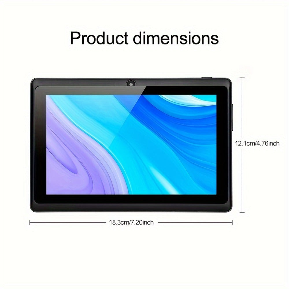 Android Tablet 7-Inch with Android 14, 4GB Total RAM, 32GB Internal Storage and Protective Case Options