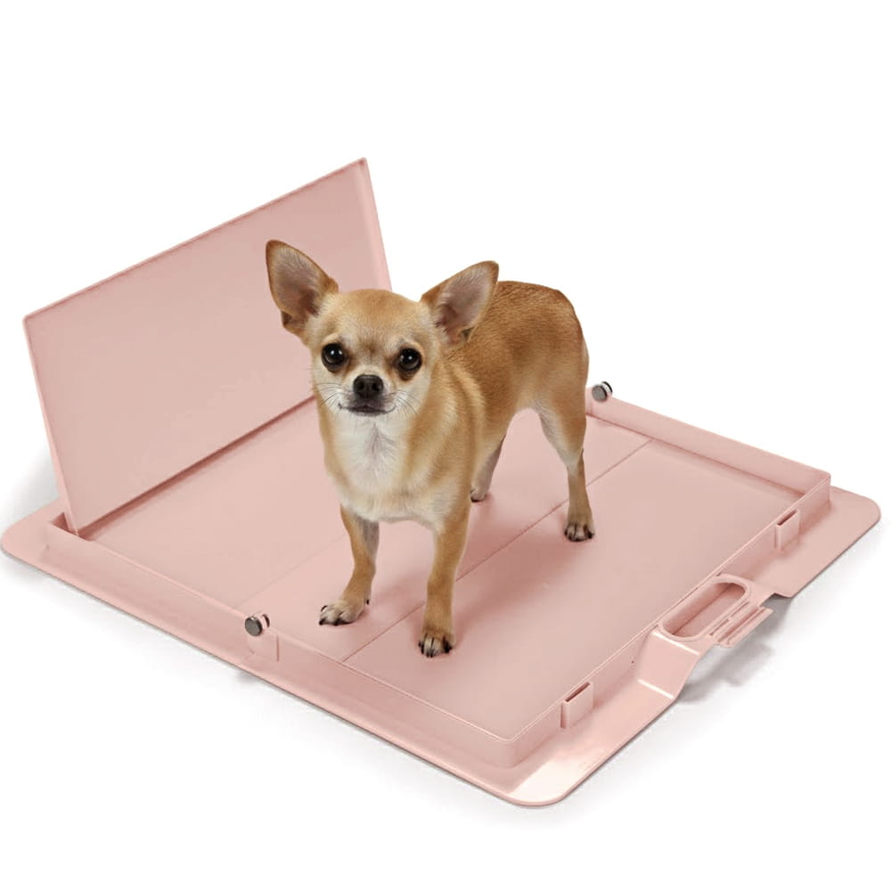 Foldable Dog Training Pad Holder, Pink / Pee PAWD