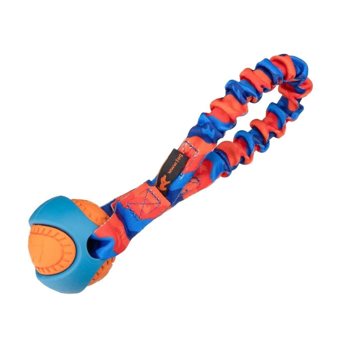Pocket Bungee Ball Tug Toy Orange Pattern