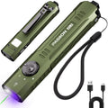Tactical Flashlight Green Laser UV 3-in-1 for Entryways, Bedrooms and Living Spaces, with the Listed Configuration