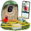Smart Bird Feeder with Camera AI Bird Identification, 2K HD Live View, Auto Capture & Color Night Vision