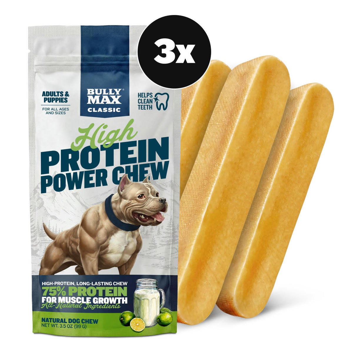 Yak Milk High-Protein Dog Chew, 3 Pack