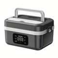 Heated Lunch Box, 8000mAh Battery-Powered 60W Food Warmer with 1L Stainless Steel Inner Container