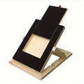 Dog Nail Scratch Board with Foldable Adjustable Stand, Replaceable Sandpaper and Bracket or Flat Options