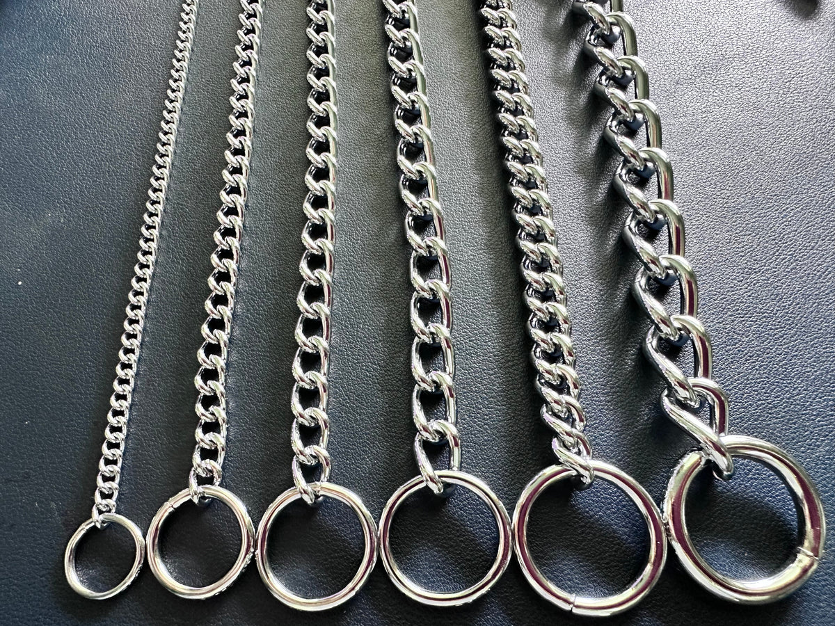 Chrome-Plated Chain Training Dog Collar product image 6