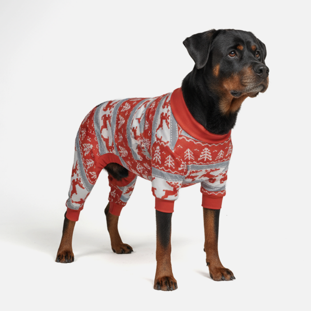 Winter Wonderland Stretch Dog Pajamas, 5XL