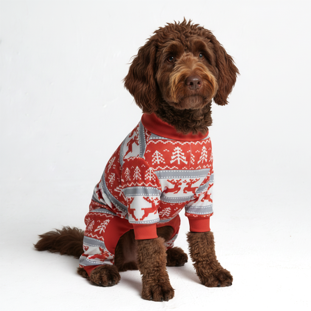 Winter Wonderland Stretch Dog Pajamas, 2XL
