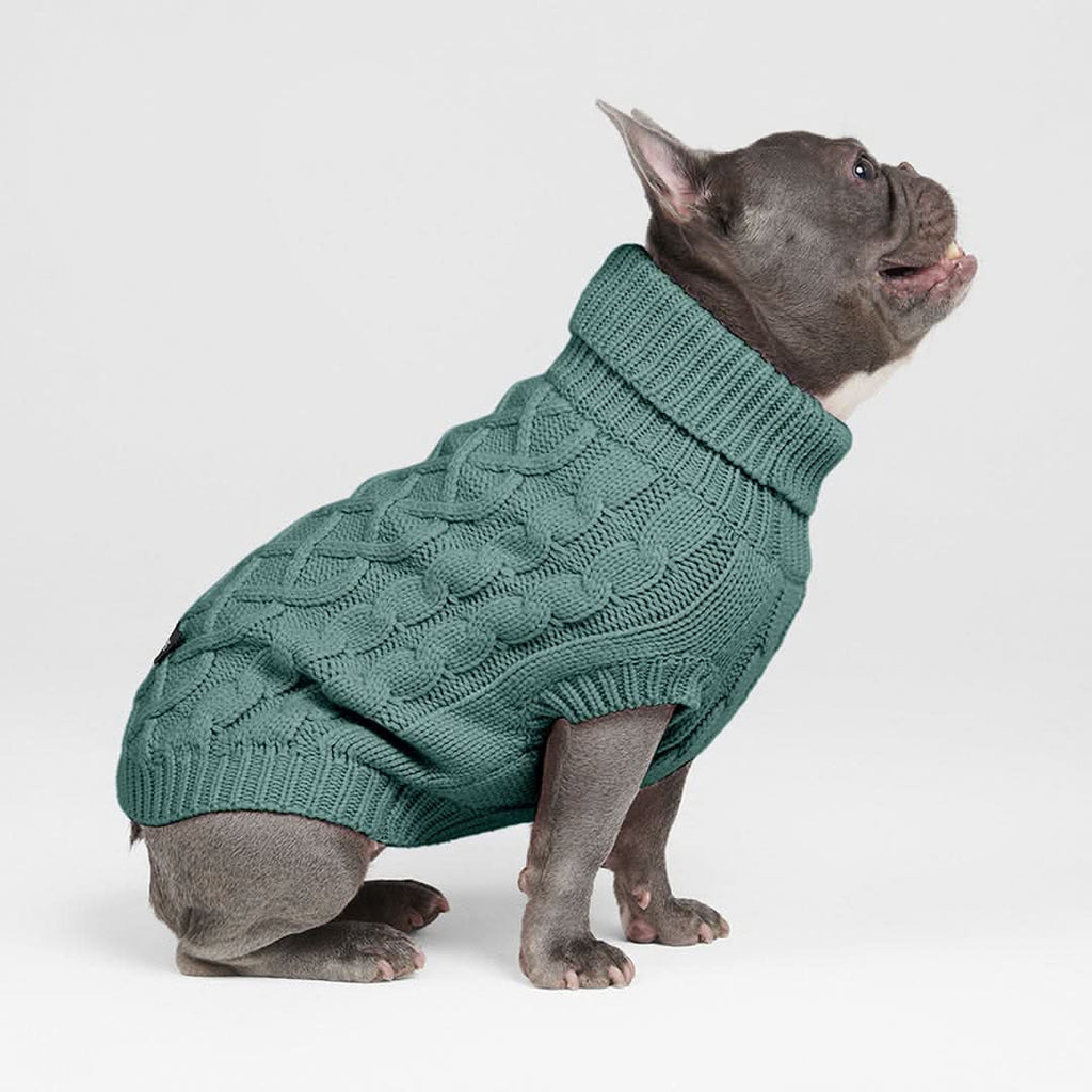 Cable Knit Dog Sweater product image 1