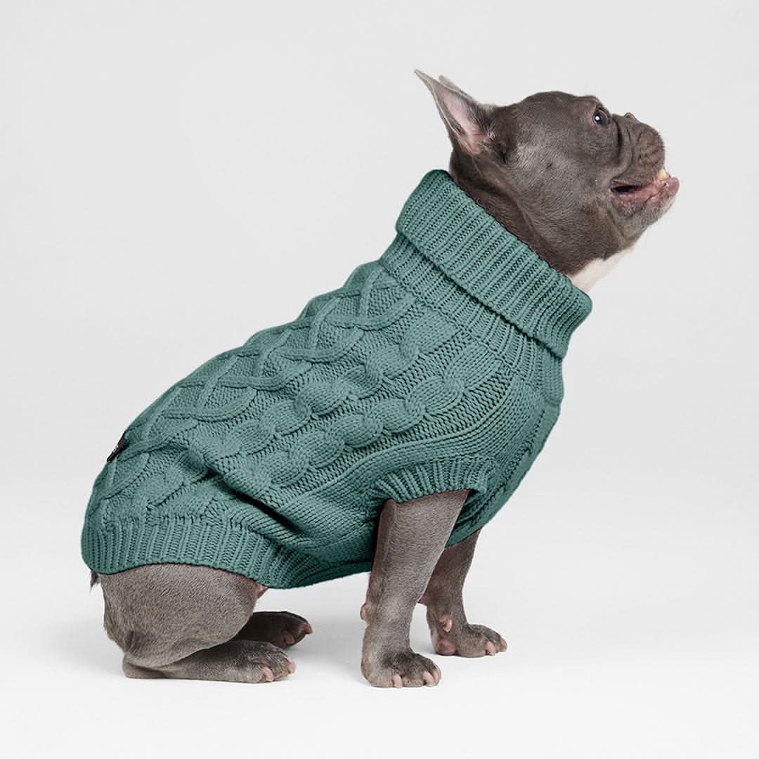 Cable Knit Dog Sweater product image 1