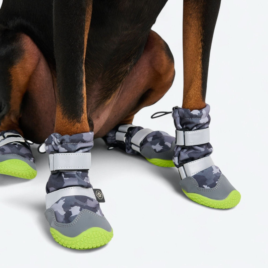 Grey Camo Boots