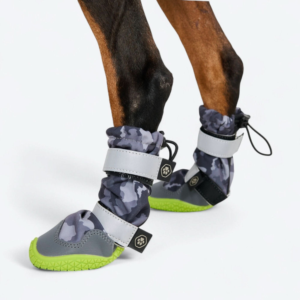 Grey Camo Boots