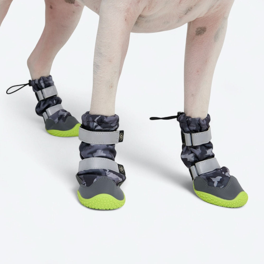 Grey Camo Boots