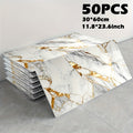 11.8 x 23.6-Inch Marble-Pattern Foam Wall Panels in 50- or 100-Piece Color and Count Options