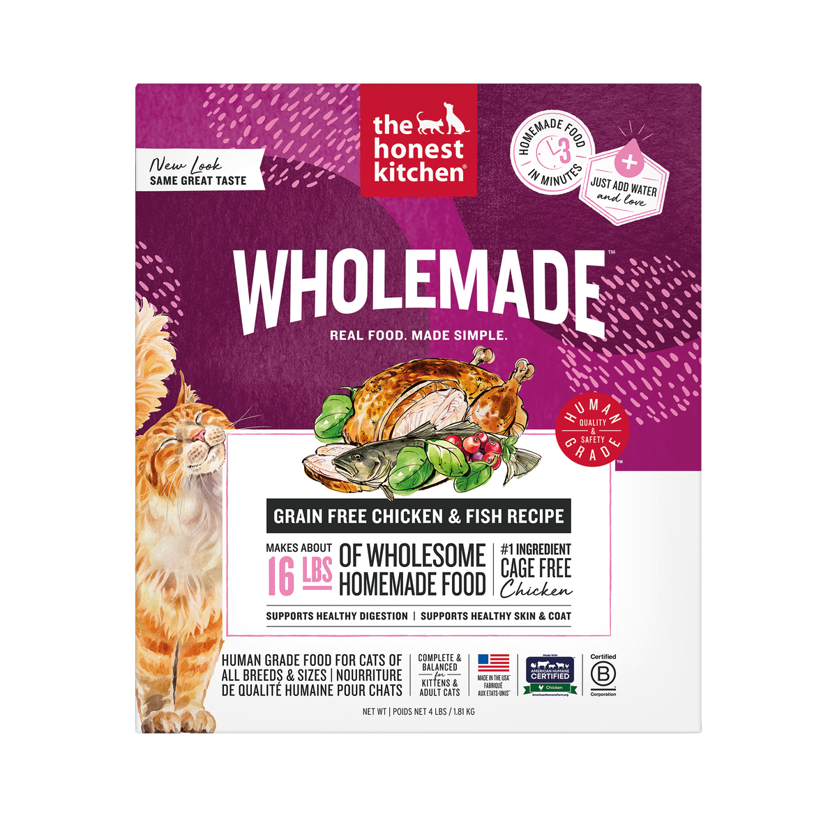 Dehydrated Grain Free Chicken & Fish 4 lb x6
