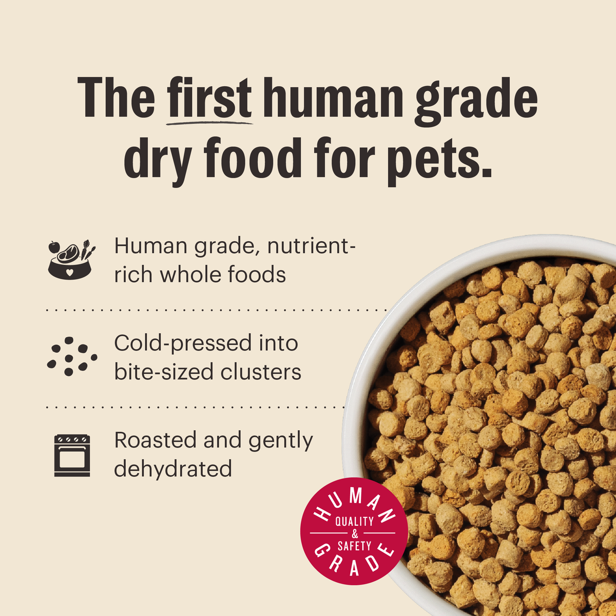 Whole Food Clusters Dry Cat Food from The Honest Kitchen