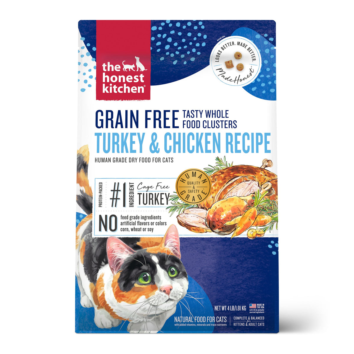 Grain Free Turkey & Chicken Whole Food Clusters 4 lb