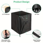 Outdoor AC Unit Cover 30x30x32 Inch Waterproof | Air Conditioner Protector with Drawstring Closure for Condenser & HVAC