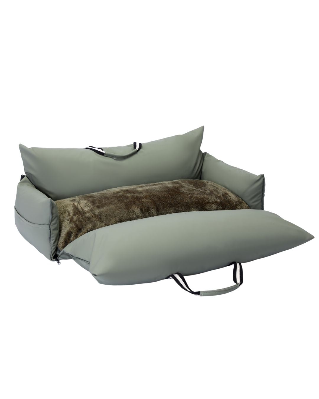 LATCH Anchor Dog Car Seat Bed, Extra Large / Green