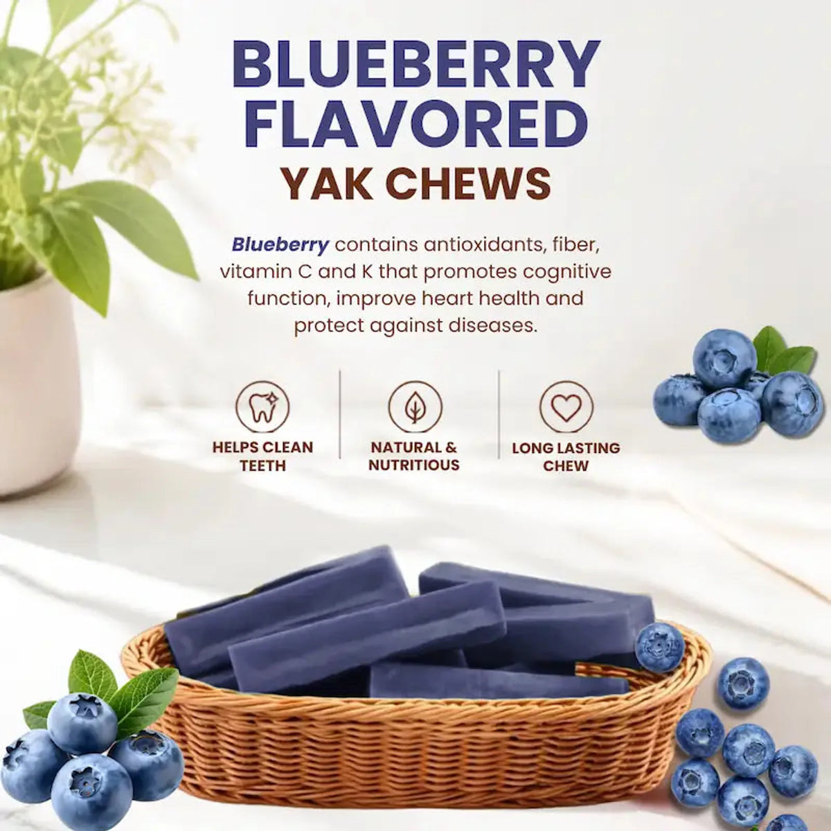 Blueberry Himalayan Yak Chew for Dogs product image 5
