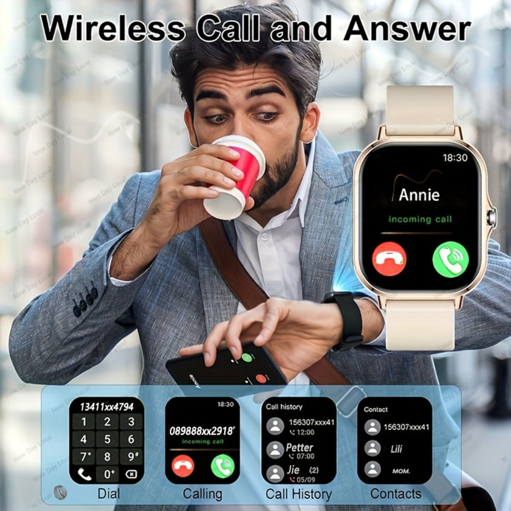 Smartwatch 1.83 Inch with Navigation, Calling, Multi-Sport Modes and Dual TPU Straps for Outdoors