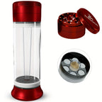 3-in-1 Zinc Alloy Spice Grinder Pre-Rolled Cone Loader 6-Hole Storage Rolling Machine for Entryways, Bedrooms and Living Spaces