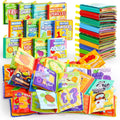 Baby Cloth Books Set of 12, Crinkle Fabric Bath & Sensory Books for Infants & Toddlers, Touch-and-Feel Early Learning First Books
