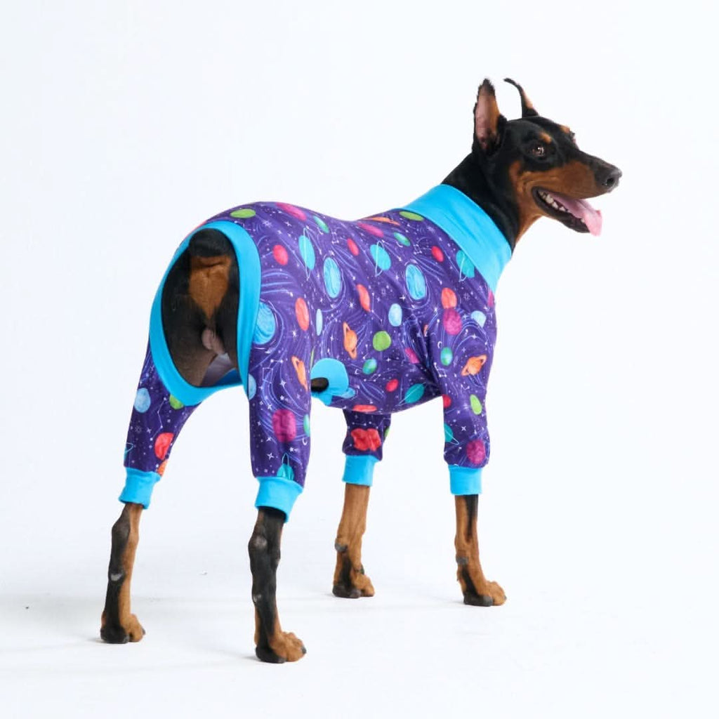 Planets Print Stretch Dog Pajamas product image 2
