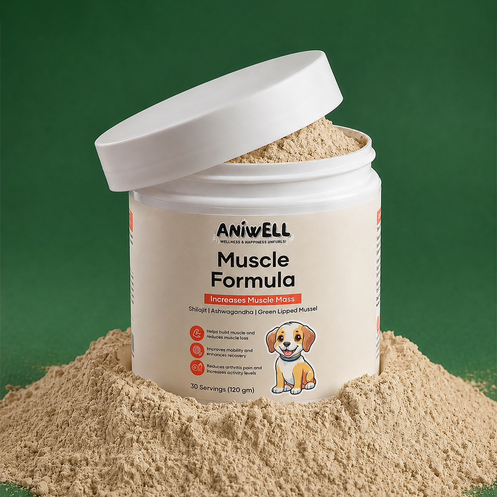 Dog Muscle and Joint Supplement Powder 0-25 Lbs