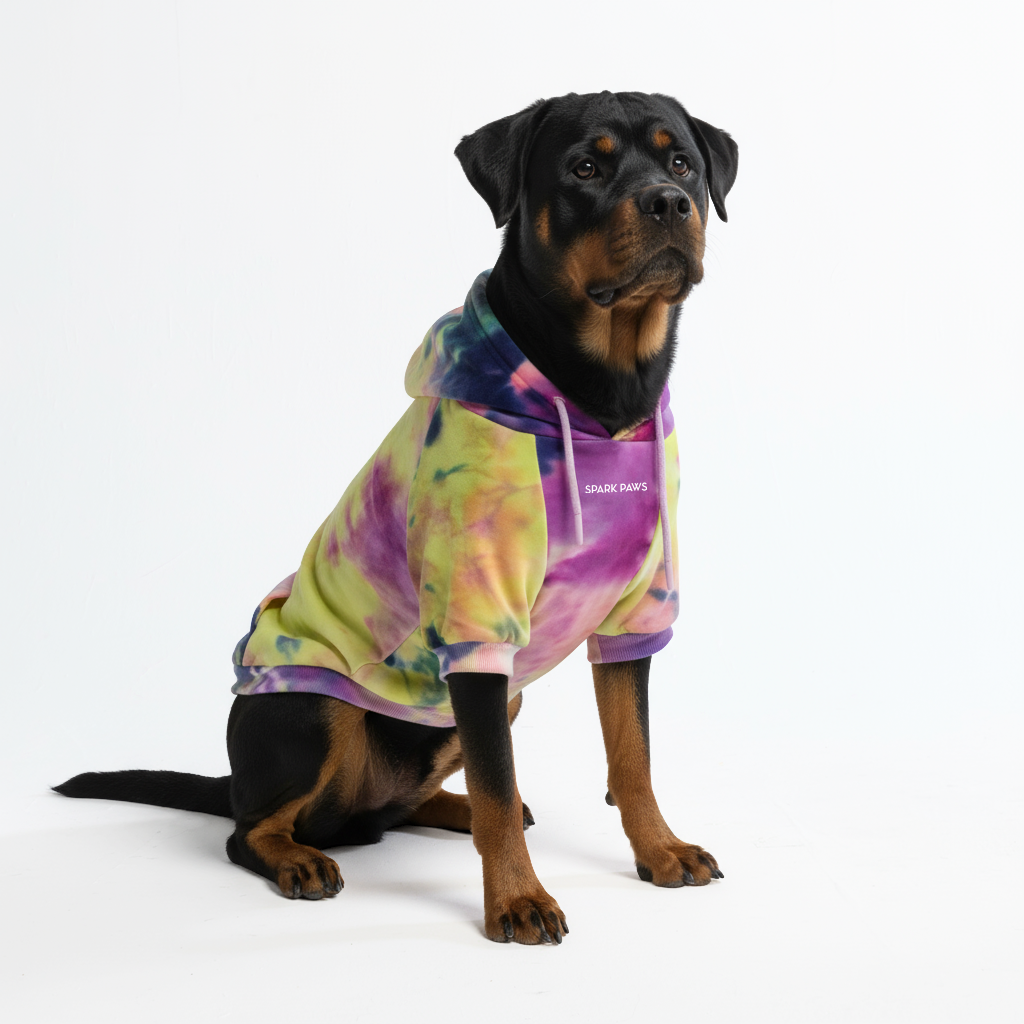 Berry Lemonade Velvet Fleece Dog Hoodie, 4XL