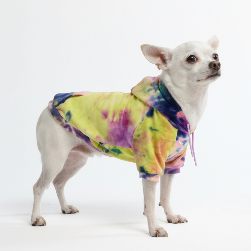 Berry Lemonade Velvet Fleece Dog Hoodie, S