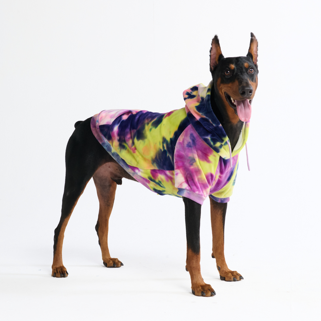 Berry Lemonade Velvet Fleece Dog Hoodie, 3XL