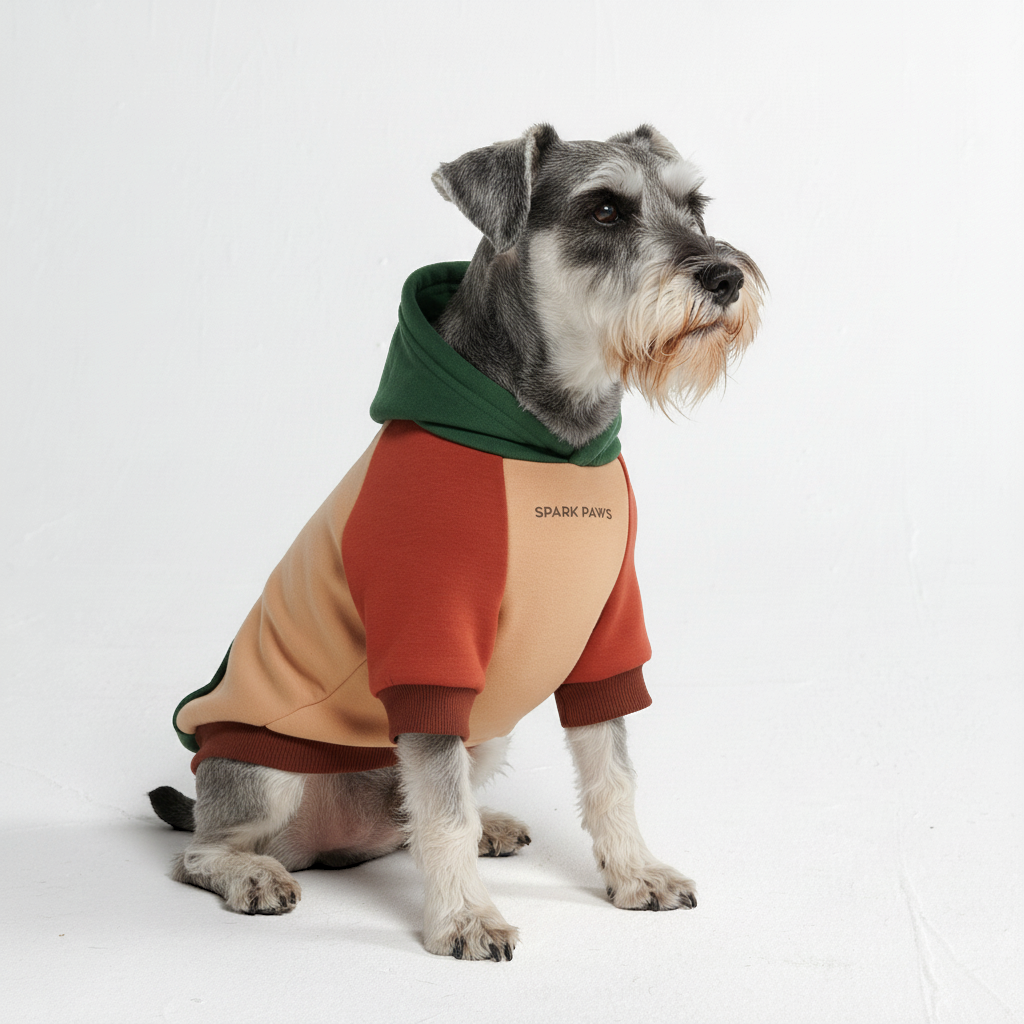 Stretch Fleece Dog Hoodie, M