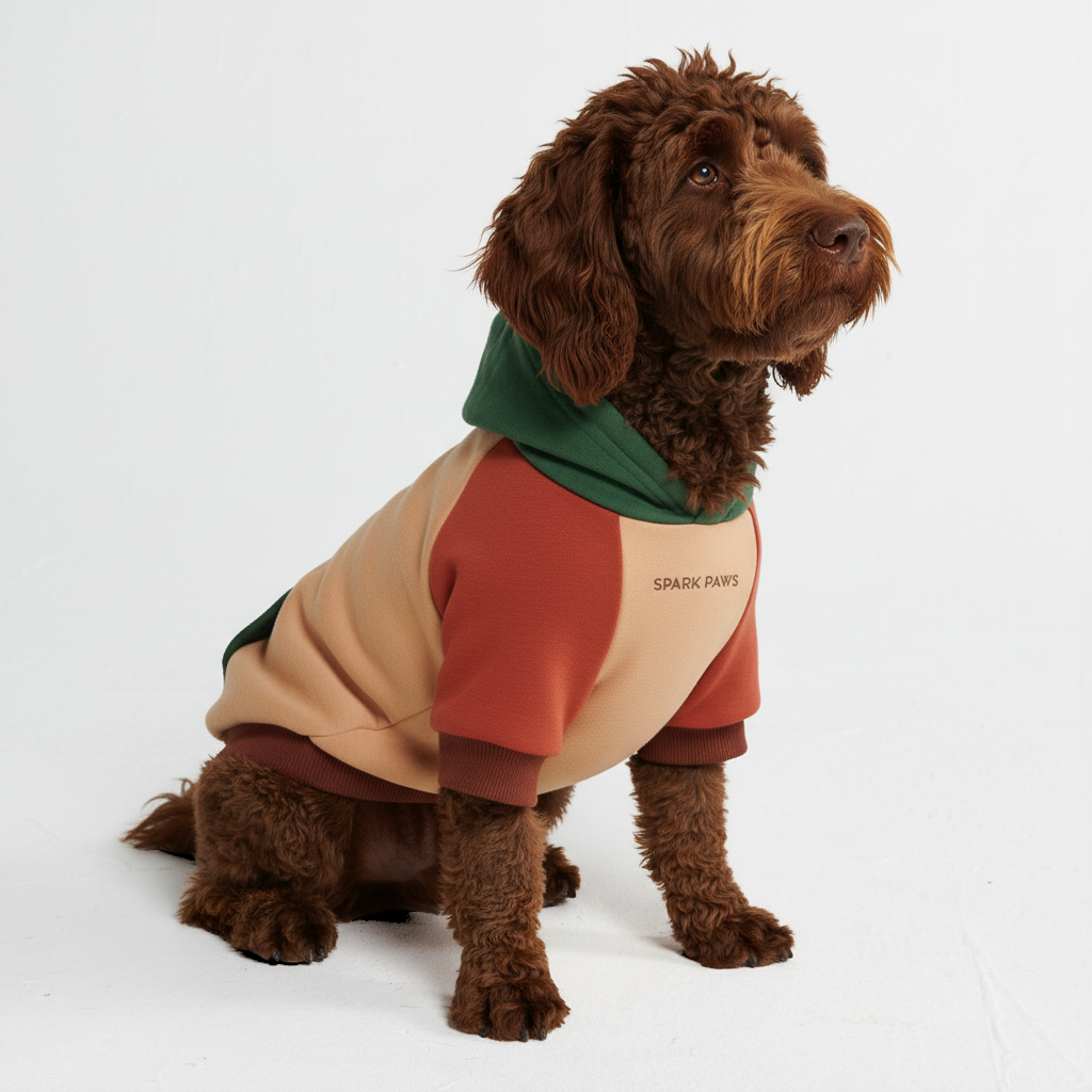 Stretch Fleece Dog Hoodie, 2XL