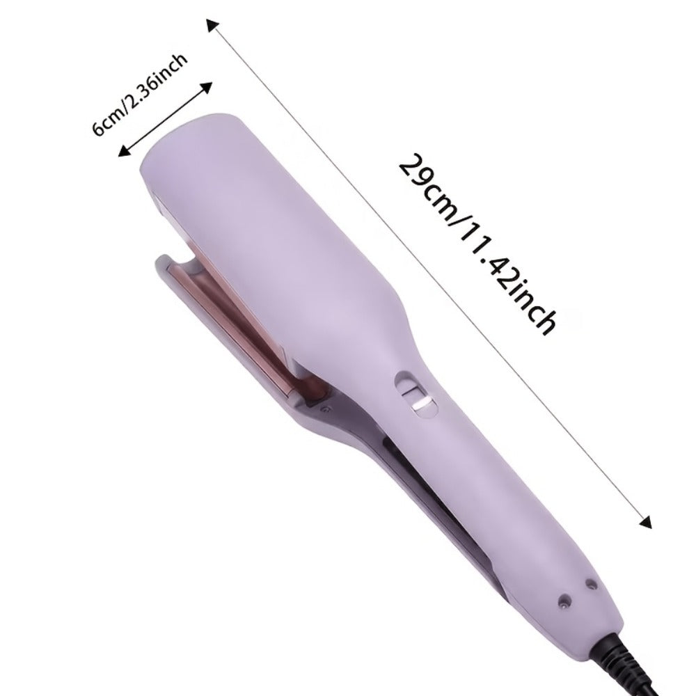 32mm Wave Curling Iron - Women's Hair Curler for Deep Curls & Instant Beach Waves, Professional Salon Styling Tool for All Hair Types