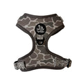 duck camo pattern woof+ween dog harness front view
