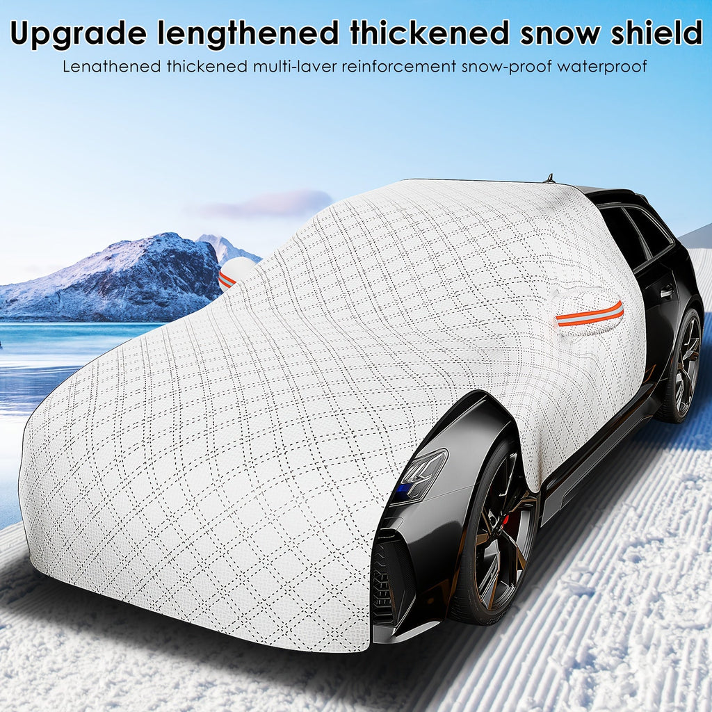 Windshield Snow Cover Frost Guard – Thickened Universal Car Front Window Snow Shield, All-Season Sun Shade Ice Frost Protection Cover